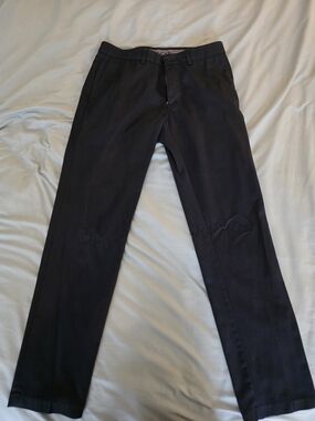 Men's Classic Straight-Leg Pants - Navy